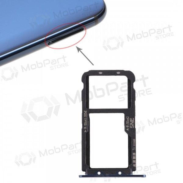Huawei Mate 20 Lite SIM kortholder (blå) (original)