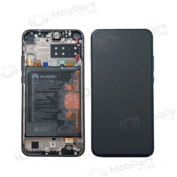 Huawei P40 Lite E skjerm (svart) (med ramme og batteri) (service pack) (original) Huawei P40 Lite E skjerm (svart) (med ramme og batteri) (service pack) (original)