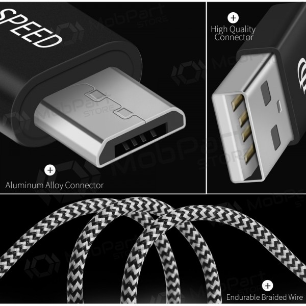 USB kabel Dux Ducis K-ONE microUSB FastCharging 2.0m