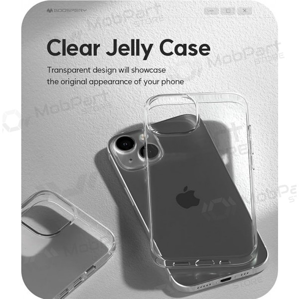 Apple iPhone 12 Pro Max deksel / etui Mercury Goospery "Jelly Clear" (gjennomsiktig)