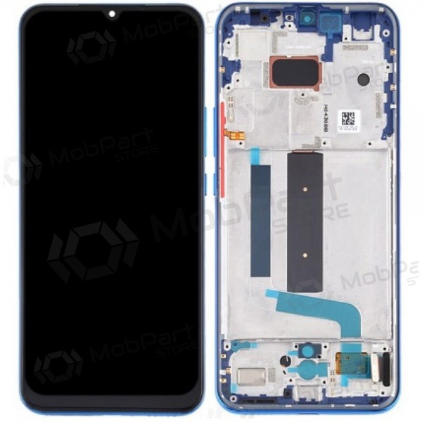 Xiaomi Mi 10T Lite 5G skjerm (blå) (med ramme) (original) Xiaomi Mi 10T Lite 5G skjerm (blå) (med ramme) (original)
