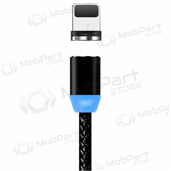 USB kabel Magnetic Lightning 1.0m (svart)