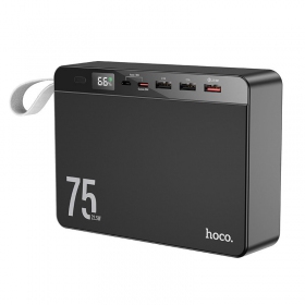 Powerbank Power Bank Hoco J94 Overlord 22.5W 75000mAh svart