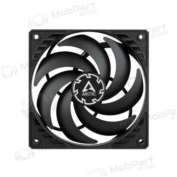 ARCTIC P12 SLIM PWM PST fan, 4-pin, 120mm, siauras, svart ARCTIC P12 SLIM PWM PST fan, 4-pin, 120mm, siauras, svart