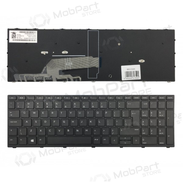 HP: Probook 450 G5, 455 G5, 470 G5  tastatur med ramme