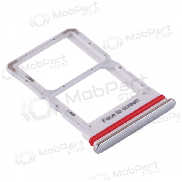 Xiaomi Mi 10 Lite SIM kortholder hvit (Dream White)