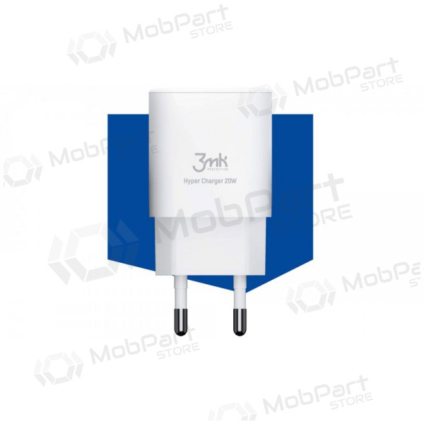 Lader 3MK HyperCharger 20W 1xUSB-C + 1xUSB-A PD/QC