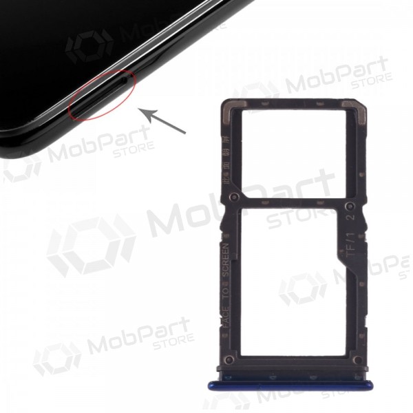Xiaomi Redmi Note 7 SIM kortholder (blå)
