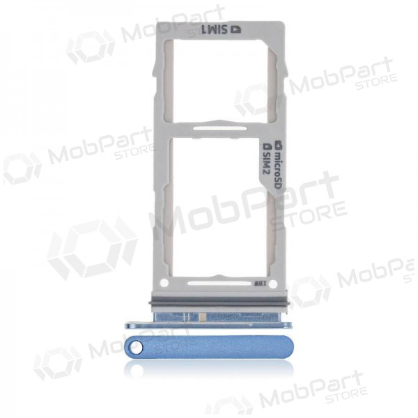 Samsung Galaxy S10e / S10 / S10 Plus DUAL SIM kortholder (blå) Samsung Galaxy S10e / S10 / S10 Plus DUAL SIM kortholder (blå)