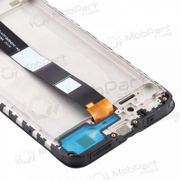 Xiaomi Redmi 9A / 9C / 9AT skjerm (svart) (med ramme) (service pack) (original)
