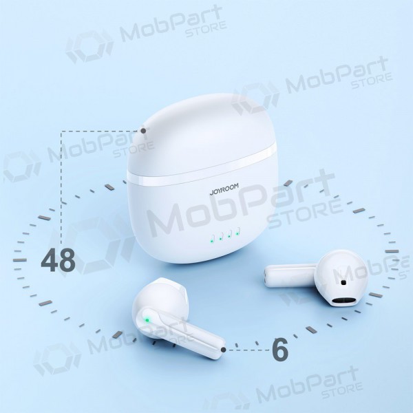 Trådløs hodetelefoner / headset Joyroom TWS JR-TL11 ENC (hvitt) Trådløs hodetelefoner / headset Joyroom TWS JR-TL11 ENC (hvitt)