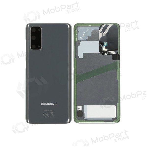 Samsung G981F / G980 Galaxy S20 bakside grå (Cosmic Grey) (brukt grade B, original) Samsung G981F / G980 Galaxy S20 bakside grå (Cosmic Grey) (brukt grade B, original)