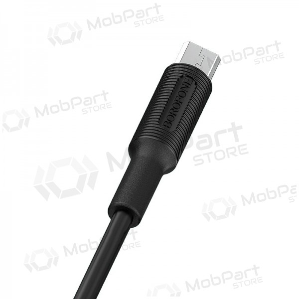 USB kabel Borofone BX1 microUSB 1.0m (svart)