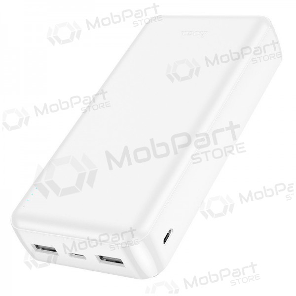 Powerbank Power Bank Hoco J100A 2xUSB-A 20000mAh hvitt
