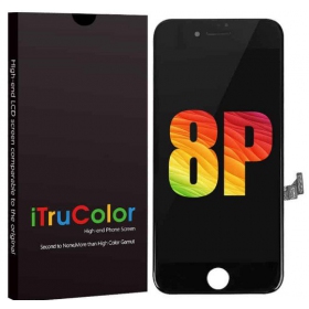 Apple iPhone 8 Plus skjerm (hvit) (Premium)