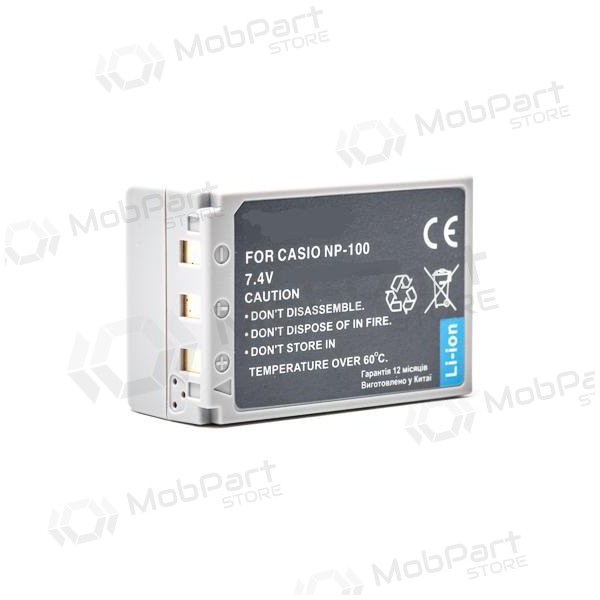 Casio NP-100 foto batteri / akkumulator