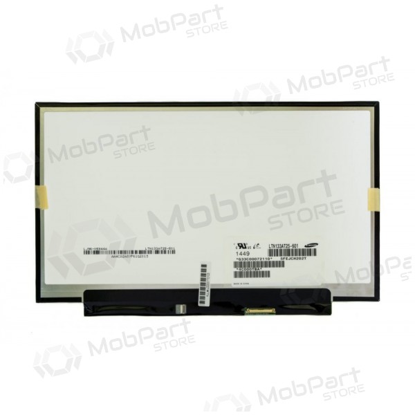 Matrica 13.3" 1366x768 HD, LED, SLIM, blizgus, 40pin (dešinėje), A+