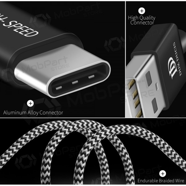 USB kabel Dux Ducis K-ONE Type-C FastCharging 1.0m