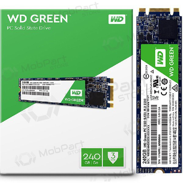 Hardisk SSD WD Green 240GB (6.0Gb / s) SATAlll M.2