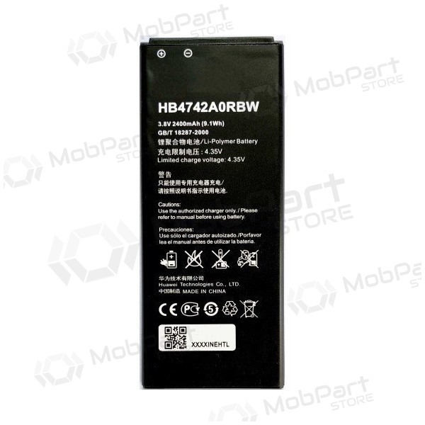 Huawei HB4742A0RBC Ascend G730 / Honor 3C batteri / akkumulator (2300mAh)