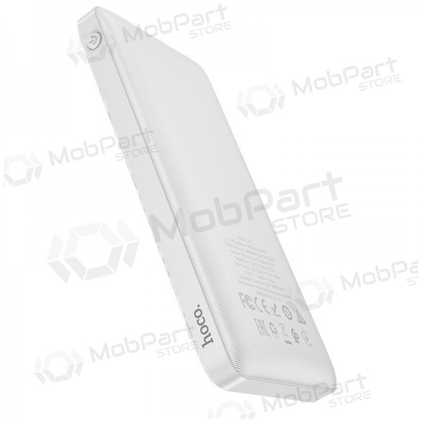 Powerbank Power Bank Hoco J72 10000mAh hvitt Powerbank Power Bank Hoco J72 10000mAh hvitt