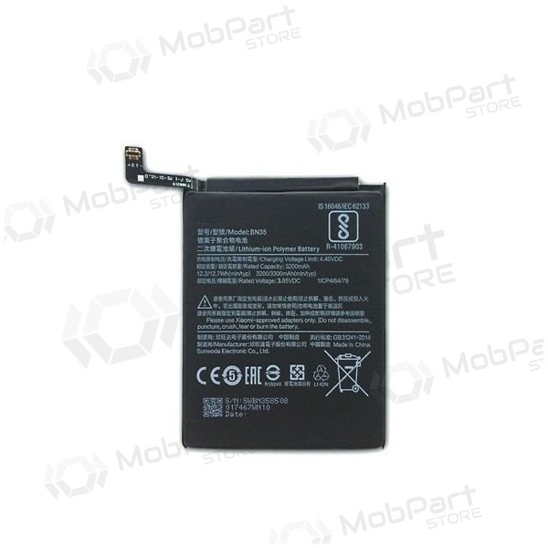 Xiaomi Redmi 5 batteri / akkumulator (BN35) (3200mAh)