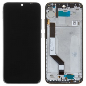 Xiaomi Redmi Note 7 skjerm (svart) (med ramme) (service pack) (original)