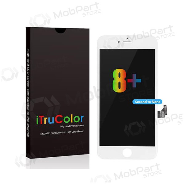 Apple iPhone 8 Plus skjerm (hvit) (Premium) Apple iPhone 8 Plus skjerm (hvit) (Premium)