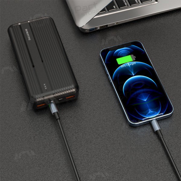 Powerbank Power Bank Borofone BJ9A Type-C PD+Quick Charge 3.0 (3A) 20000mAh hvitt