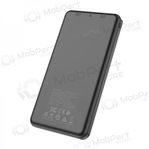 Powerbank Power Bank Borofone BT28 Ultra Slim 10000mAh svart Powerbank Power Bank Borofone BT28 Ultra Slim 10000mAh svart