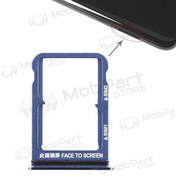 Xiaomi Mi 8 SIM kortholder (blå)