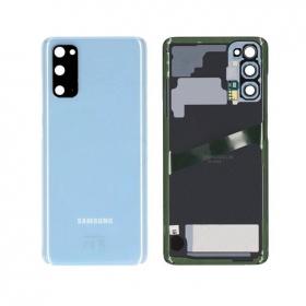 Samsung G981F / G980 Galaxy S20 bakside (Cloud Blue) (brukt grade B, original)