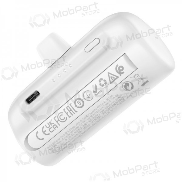Powerbank Power Bank Hoco J106 Lightning 5000mAh hvitt