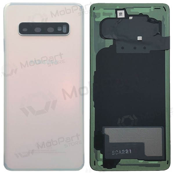 Samsung G973 Galaxy S10 bakside hvit (Prism White) (brukt grade A, original) Samsung G973 Galaxy S10 bakside hvit (Prism White) (brukt grade A, original)