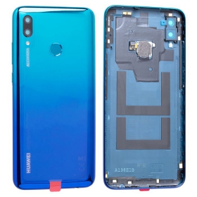 Huawei P Smart 2019 bakside blå (Aurora Blue) (brukt grade C, original)