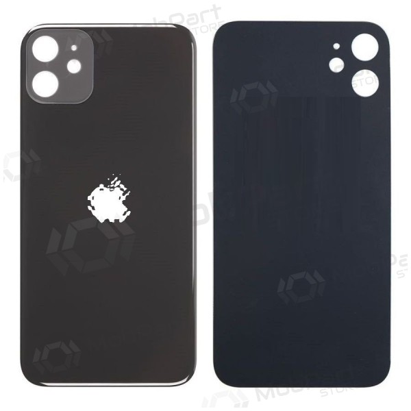 Apple iPhone 11 bakside (svart) (bigger hole for camera) Apple iPhone 11 bakside (svart) (bigger hole for camera)