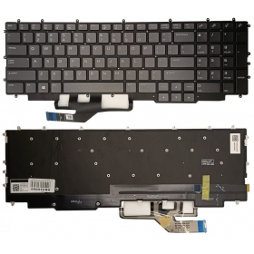 Tastatur DELL G7 17 7700,med spalvotu pašvietimu, US