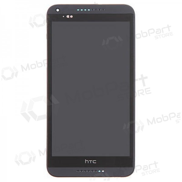 HTC Desire 816 skjerm (svart) (med ramme) (service pack) (original)