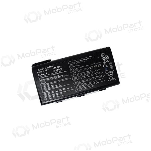MSI BTY-L75, 5200mAh bærbar batteri MSI BTY-L75, 5200mAh bærbar batteri