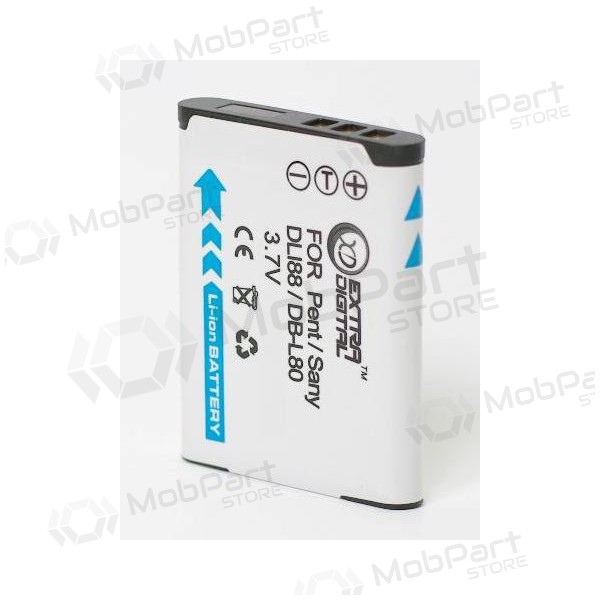 Sanyo DB-L80, D-Li88 foto batteri / akkumulator