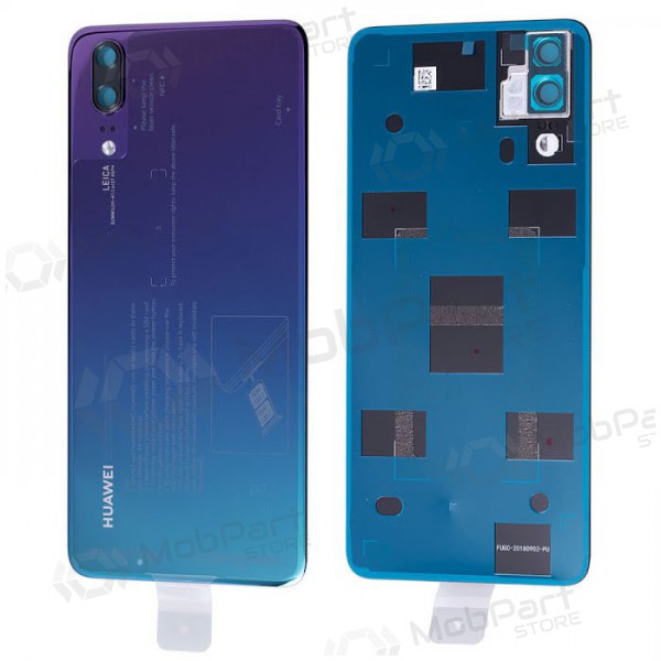 Huawei P20 bakside (Twilight) (brukt grade B, original)