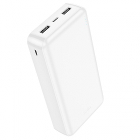 Powerbank Power Bank Hoco J100A 2xUSB-A 20000mAh hvitt