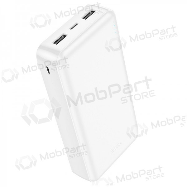 Powerbank Power Bank Hoco J100A 2xUSB-A 20000mAh hvitt
