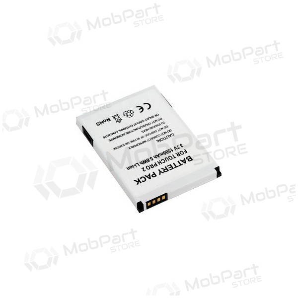HTC Touch Pro II, T7373, T8388 batteri / akkumulator (1450mAh) HTC Touch Pro II, T7373, T8388 batteri / akkumulator (1450mAh)