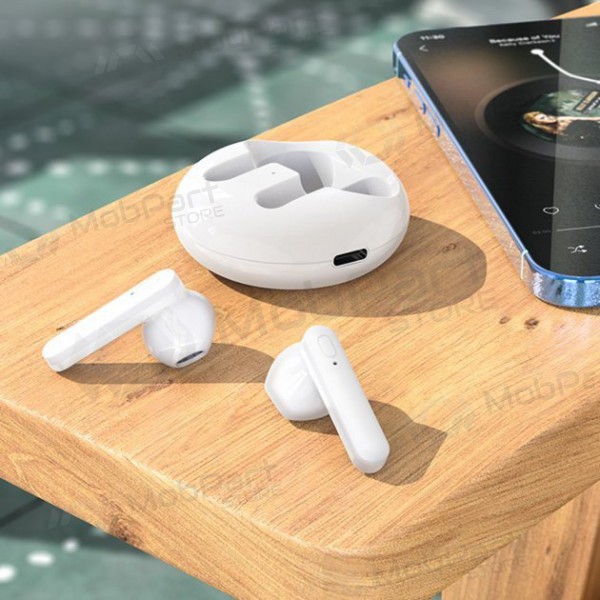 Trådløs hodetelefoner / headset Borofone BW08 Luxury TWS (hvitt)