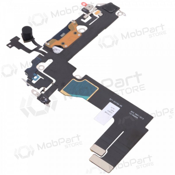 Apple iPhone 13 mini ladekontakt og mikrofon med flex (svart)