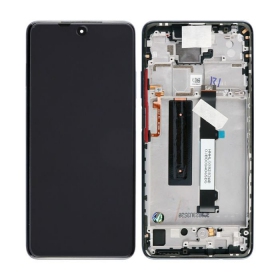 Xiaomi Mi 10T Lite 5G skjerm (Pearl Gray / Tarnish) (med ramme) (service pack) (original)