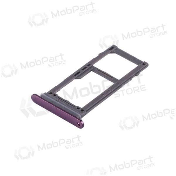 Samsung G960 Galaxy S9 / G965 Galaxy S9+ SIM kortholder lilla (Lilac Purple)
