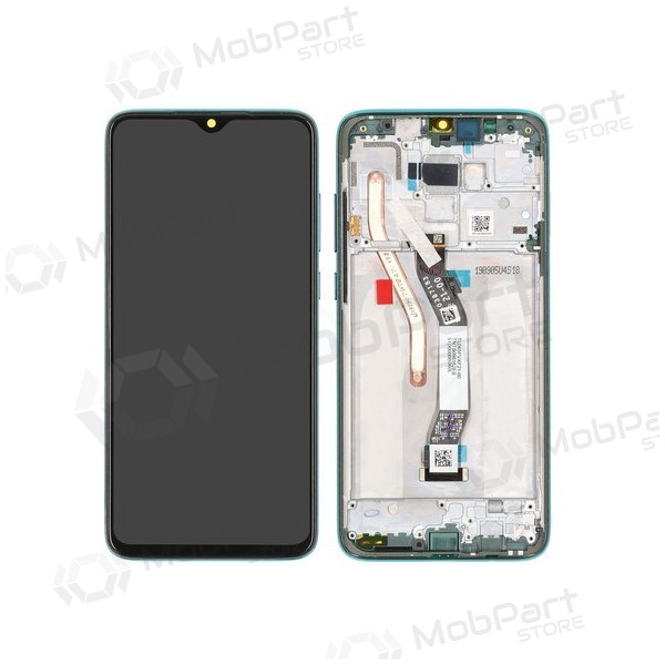 Xiaomi Redmi Note 8 Pro skjerm (grønn) (med ramme) (service pack) (original) Xiaomi Redmi Note 8 Pro skjerm (grønn) (med ramme) (service pack) (original)