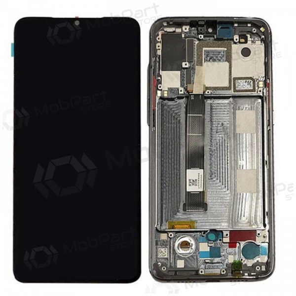 Xiaomi Mi 9 skjerm (svart) (med ramme) (original)